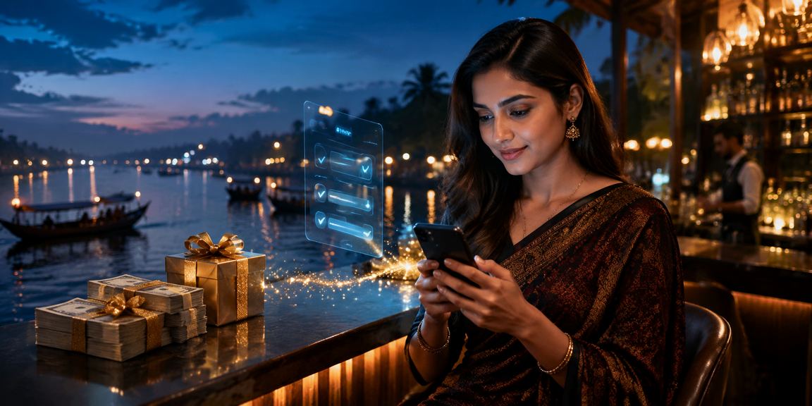 A user in Barisal using a Bangladeshi model casino app