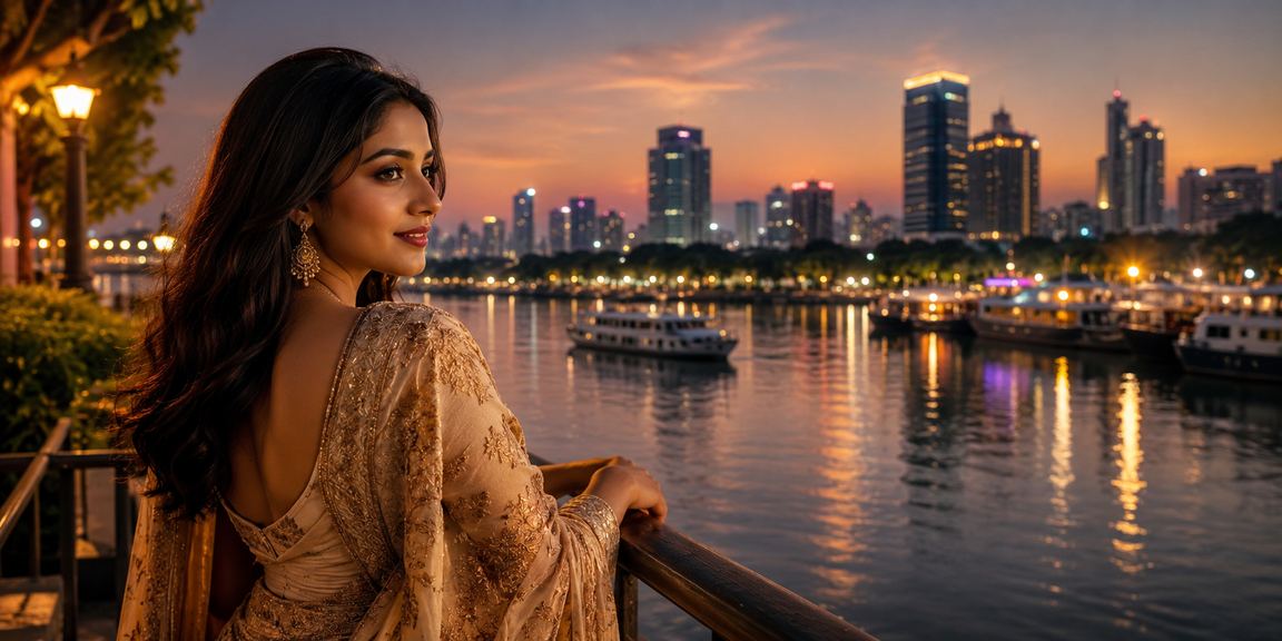 A Bangladeshi model in Dhaka making a betting deposit on mobile