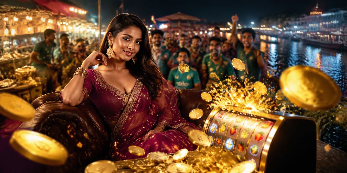 ঢাকার নাইট মার্কেটে স্লট গেম উপভোগ করছেন একজন তরুণ ব্যবহারকারী